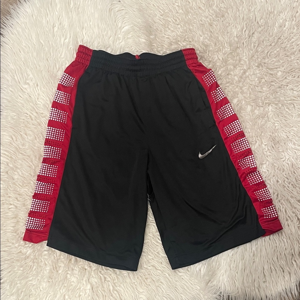 Nike Men's Black/Red Basketball Shorts
